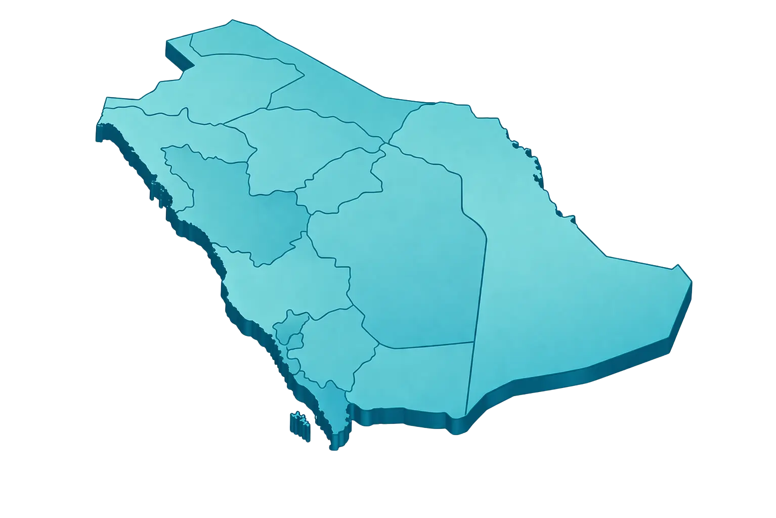 خريطة السعودية لمواقع السرفينق و SUP